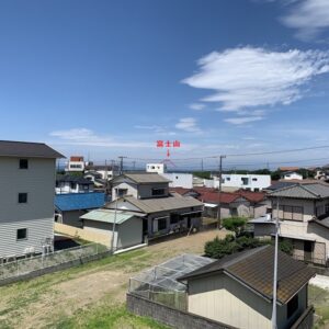 足場からの富士山