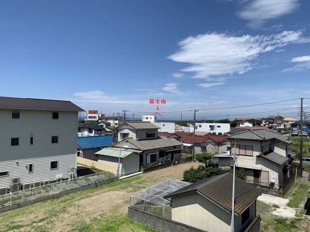 足場からの富士山