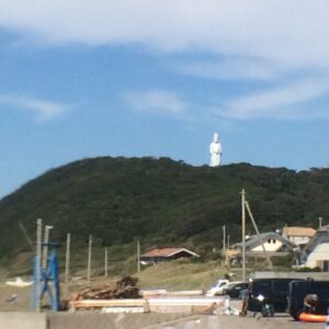 新舞子海水浴場から東京湾観音を望む (周辺)