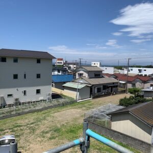 3階相当の足場より